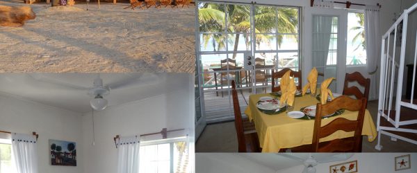 collage of images from Long Caye Island Resort