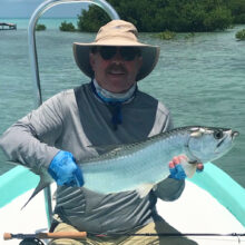 Baby Tarpon, landed and released