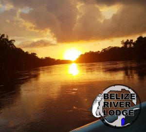 Belize Olde River sunset